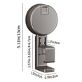 thumbnail image 3 of ¡Precios Insuperables!, Estante de almacenamiento para lavabo con ventosa para baño, sin perforaciones, gancho para colgar en la pared, estante de almacenamiento para lavabo estable y que no se cae, 3 of 7