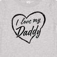 thumbnail image 4 of Inktastic I Love My Daddy in Black Chalk Heart Boys or Girls Baby T-Shirt, 4 of 5