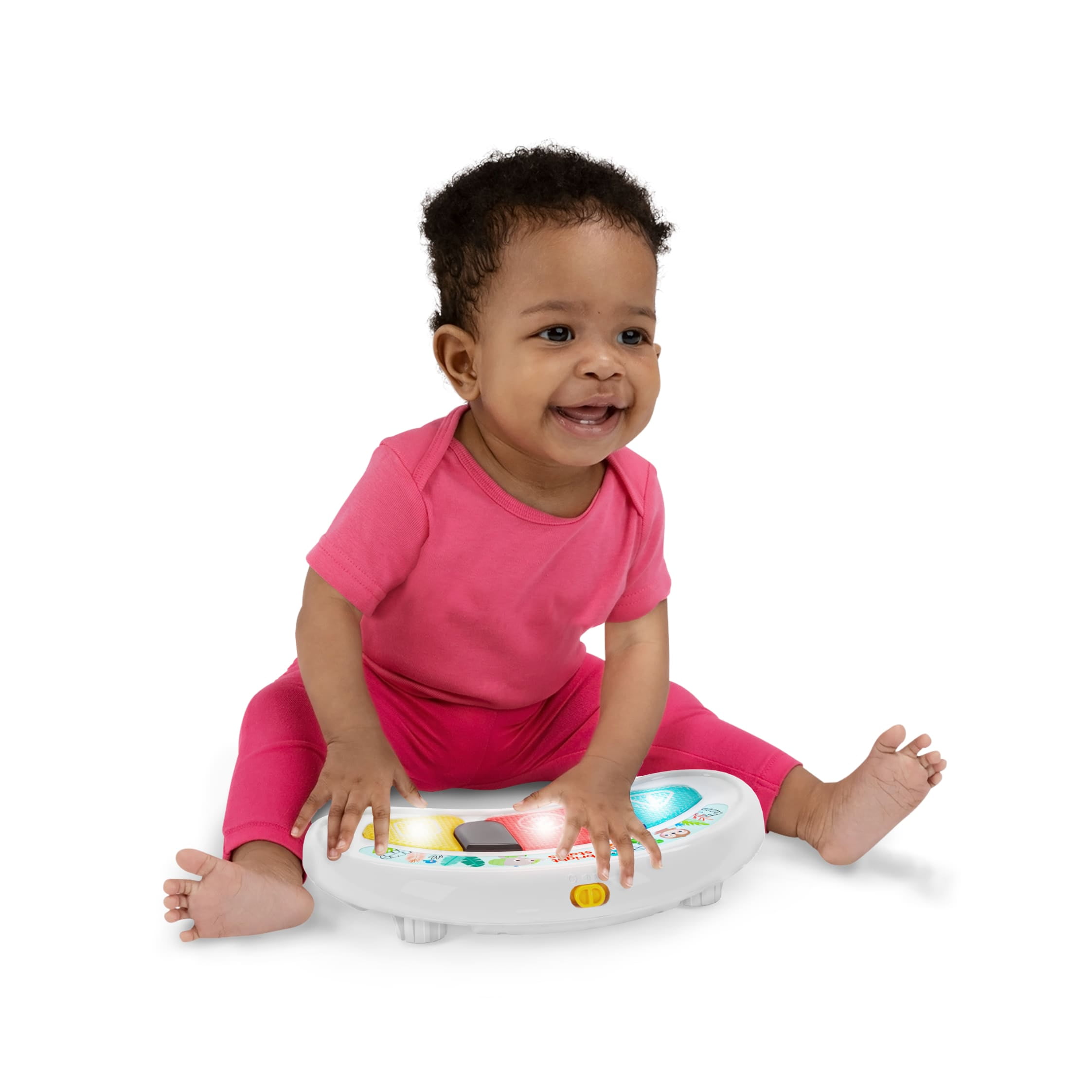 Bright Starts Tiny Trek 2-in-1 Baby Activity Walker, Jungle Vines - Unisex 6 Months+