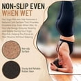 thumbnail image 2 of Natural Cork Yoga Mat – Lightweight & Non-Slip Yoga Mat – Non-Toxic Cork Yoga Mat, Sustainable – 5mm Thick for Superior Grip & Comfort – Yoga Mat With Strap and Alignment Lines for Guidance – Ideal f, 2 of 4
