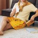 thumbnail image 5 of Fotbe Bees on Hive Honeycomb Pantalones Cortos de Pijama para Hombre, Ropa de Dormir, Pantalones de Pijama Cortos para Hombre-Large, 5 of 6