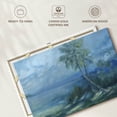 thumbnail image 6 of Elephant Stock Nebulous Palms Daybreak Wall Art - Horizontal Canvas Wall Art - Living Room Wall Decor - Beach Canvas - Blue And Green Decor By Paul Brent - 48" x 32", 6 of 8