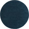 thumbnail image 1 of Unique Loom Tapis de Sol Shag Everyday en Peluche 10' 2 x 10' 2 Rond en Bleu Marine, 1 of 1