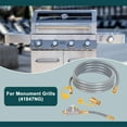 thumbnail image 4 of 98523 Natural Gas Conversion Kit for Mounment Grill, 12 FT 1/2 Inch NG Hose & Regulator, Propane to Natural Gas Conversion, 4 of 8