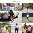 thumbnail image 6 of Women's Seamless High Waisted Biker Shorts, Tummy Control Compression Yoga Workout Shorts, Butt Lifting Contour Athletic Gym Running Shorts, 6 of 7