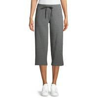 Athletic Works Women's Athleisure Relaxed Capri with Pockets