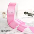 thumbnail image 1 of PENGX 100 Yards 1 Roll Vibrant Solid Color Satin Ribbon for Exquisite Floral Bouquet  Hair Bow  Gift Wrapping  DIY Projects  Christmas  Wedding  Birthday  and Party Decorations - Premium, 1 of 7