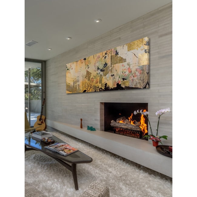 Marmont Hill "Etched in Stone" by Tracy Silva Barbosa Painting Print on Canvas