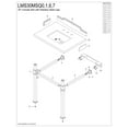 thumbnail image 4 of Kingston Brass LMS30MSQ0 Viceroy 30" Carrara Marble Console Sink with Stainless Steel Legs (8-Inch, 3-Hole), Carrara Marble White/Matte Black, 4 of 6