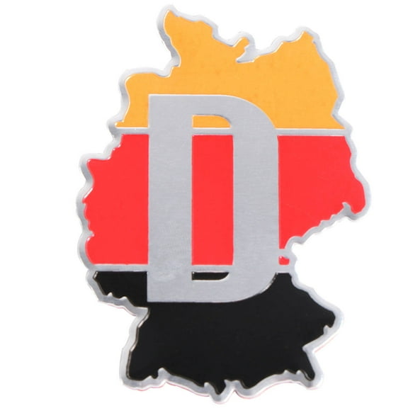 DEMACRIO German Car Decal Aluminium 1Set