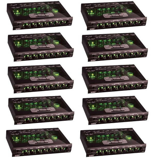 Soundstorm SSL 4 Band Pre Amp Graphic Car Audio Stereo Equalizer EQ (10