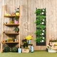 thumbnail image 5 of 7 Pockets Vertical Hanging Planter, Wall Mount Garden Grow Bag for Indoor Outdoor Yard Balcony Planting Strawberries Flower Herbs Succulents Plants, 5 of 8