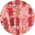 thumbnail image 1 of Ahgly Company Machine Washable Indoor Round Transitional Light Coral Pink Area Rugs, 8' Round, 1 of 7