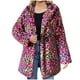 thumbnail image 2 of Chaqueta de abrigo larga y cálida para mujer, de invierno, lisa, con cuello vuelto, 2 of 5
