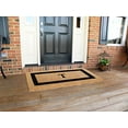 thumbnail image 5 of Nedia Home O2133T Heavy Duty Coir Mat - 24 In. x 57 In. No Border- Monogrammed T, 5 of 5