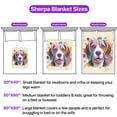 thumbnail image 5 of Beagle Portrait Watercolor Vintage Retro Styles Cozy Sherpa Blanket Beagles Dog Lover Gifts Idea Warm Soft Throw Blanket - 00001, 5 of 5