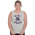 thumbnail image 4 of Girl Gang Punk Kittycat Crossbones Tank Top Tee Shirt Women Brisco Brands S, 4 of 6