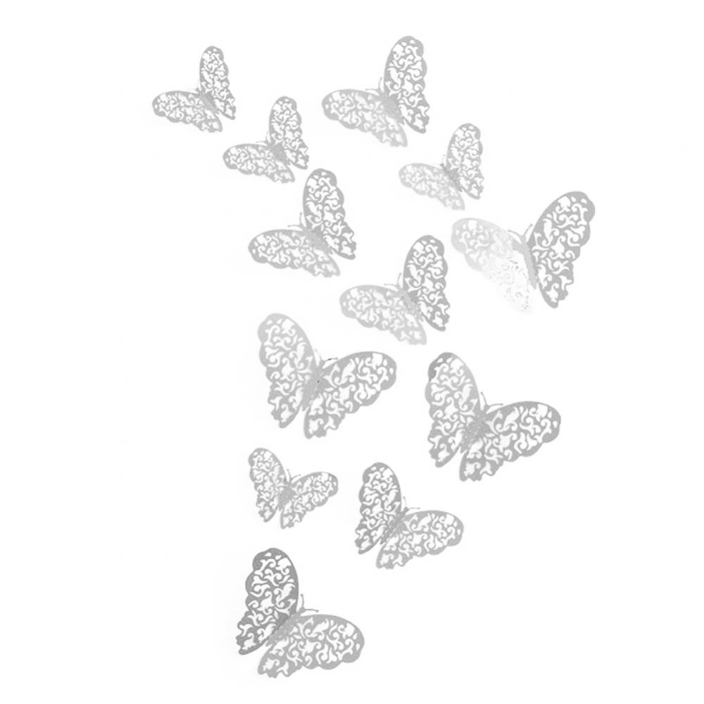 12PCS 3D Butterfly Wall Décor 3 Sizes Butterfly Decorations Butterfly
