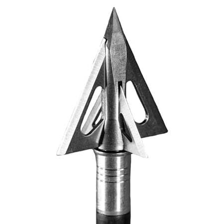 Slick Trick ViperTrick Pro Series Broadheads 100gr 3-Pack Stainless Steel 1 1/16 Cutting Diameter 2 5/8 Cutting Surface Fixed-Blade Design (17STPRO3VT100)