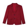 thumbnail image 3 of YONGHS Kids Boys Gentleman Blazer Lapel Long Sleeve Jacket Banquet Wedding Suit Outerwear Burgundy 14, 3 of 5