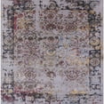 thumbnail image 1 of Ahgly Company Indoor Square Mid-Century Modern Silver Pink Oriental Area Rugs, 6' Square, 1 of 6