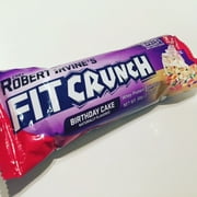 Robert Irvine's Fit Crunch Birthday Cake Whey Protein Bar, 3.10 Oz., 4 Count