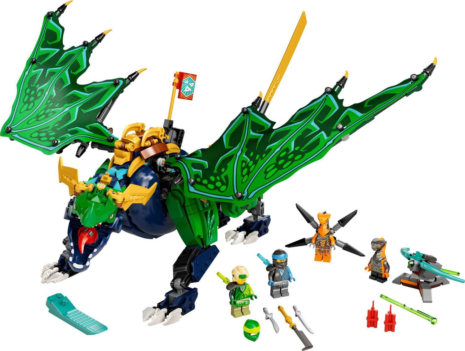 LEGO NINJAGO Lloyd's Legendary Dragon 71766 - Battle Weapons & Nya