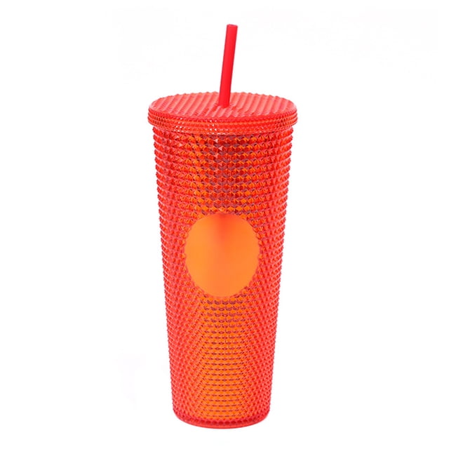 Vaso de gran capacidad de 710 ml (24 oz) con acabado mate y diseño totalmente texturizado. Reutilizable.