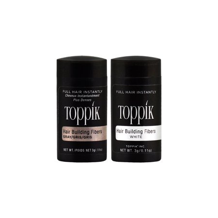 Toppik Gray 0.11oz + White 0.11oz