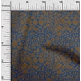 thumbnail image 1 of oneOone Cotton Cambric Royal Blue Fabric Giraffe Animal Skin Quilting Supplies Print Sewing Fabric By The Yard 56 Inch Wide, 1 of 4