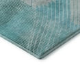 thumbnail image 3 of Addison Rugs Mayfield Premium Machine Washable Transitional Geometric Teal Rectangle Rug, 10' x 14', 3 of 7