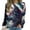 XVDSVF-3, variant on Colorful Lone Wolf Women's Floral Printed Sweatshirt Long Sleeve Crewneck Casual Loose Vintage Graphic Pullover Tops