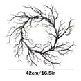 thumbnail image 3 of chaungfeng 16.5 Inch Black Twig Halloween Wreath for Front Door - Artificial Plastic Simulation Dead Branch Garland for Indoor Outdoor Party Home Decor, 3 of 6
