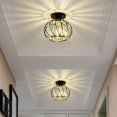 thumbnail image 4 of pitrice Modern Crystal Ceiling Light Lamp LED mount ceiling light semi Semi Flush Mount semi flush mount ceiling Pendant Light Fixture Black, 4 of 6