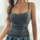 thumbnail image 2 of Top sexy ajustado de color liso con ombligo al aire para mujer - Tejido de encaje - Tallas S-XL, 2 of 5