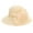 Beige, variant on Hats for Women - Church Dress Hat Wide Brim Foldable Floral Hat Bridal Shower Hat Sun Cap