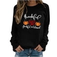 thumbnail image 1 of Sudaderas de Acción de Gracias Para Mujer Moda Casual Manga Larga Impreso Señoras Tops Odeerbi ODB204383, 1 of 5