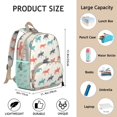thumbnail image 6 of Lightweight Wild Horse and Unicorn Print Backpack, Small Travel Bag with Rainbow and Flower Designs for Horse Lovers, 6 of 6