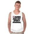 thumbnail image 3 of Carb Spirit Animal Donut Pizza Foodie Tank Top T Shirts Men Women Brisco Brands S, 3 of 6