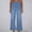*Sky Blue, variant on ClodeEU Women's Wide Leg Straight Cropped Jeans ,Slimming Casual Denim Ankle Pants Black,Womens Plus L