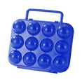 thumbnail image 2 of Lipstore Porte-ufs de Camping Compact Boîte de Rangement 12 Compartiments pour Pique-Nique Randonnée RV Bleu, 2 of 8