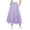 Purple, variant on QTBIUQ Girls Plaid Maxi Skirt Elastic Waist Skirt with Pockets Casual Comfortable Long Skirt