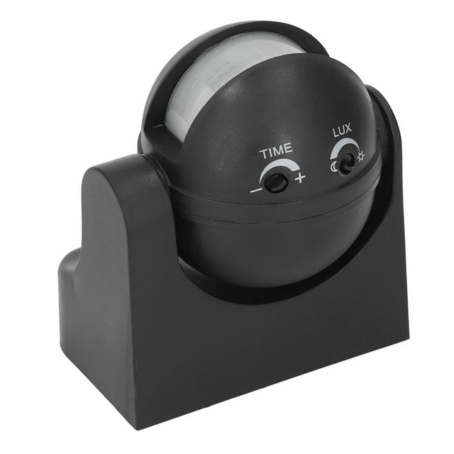 Motion Sensor Detector Switch, Infrared Motion Sensor Energy Saving For Office Building For Toilet Black