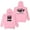 Pink, variant on Jey Uso Four Letters One Word Hoodie Long Sleeve Streetwear Women Men Hooded Sweatshirt