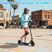 Electric Scooter for Kids Ages 6–14, 250W Motor, Up to 10 Miles Range, 9 MPH, Lightweight Foldable Kids Electric Scooter for Boys/Girls