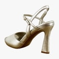 thumbnail image 3 of Naturalizer Lala Women's Heels Champagne Leather Size 11 M, 3 of 8
