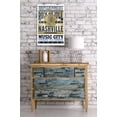 thumbnail image 3 of Nashville, Tennessee, Music City, USA, Microphone, Blue and Gold (16x24 Giclee Gallery Art Print, Vivid Textured Wall Decor), 3 of 3