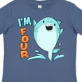 thumbnail image 4 of Inktastic I'm Four Shark Fourth Birthday Boys or Girls Toddler T-Shirt, 4 of 5