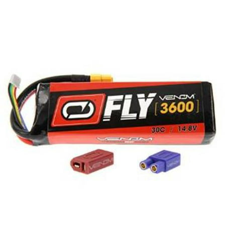 Venom Fly 30C 4S 3600mAh 14.8V LiPO Battery with Universal 2.0 (Best 4s Lipo Battery)