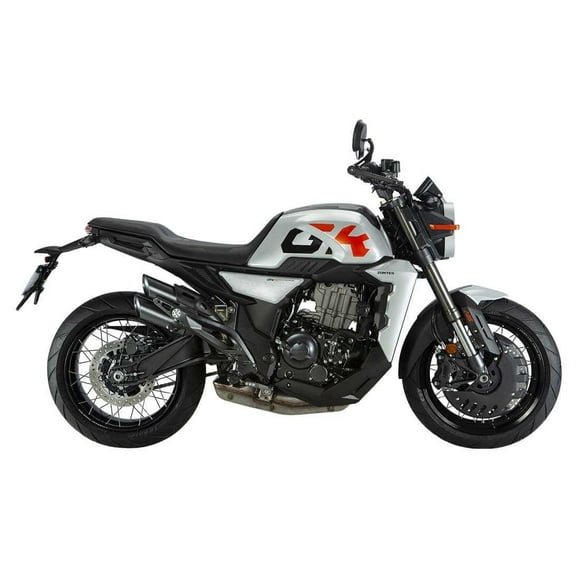 MOTOCICLETA SPORT CAFÉ GK 350 PLATA/NARANJA 2025